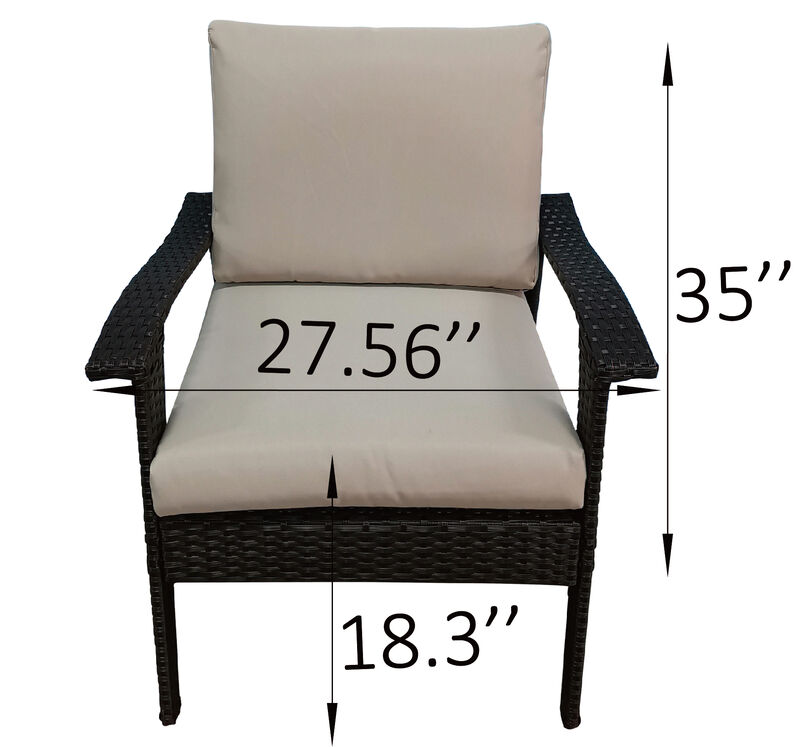 Streamdale Rattan Wicker Patio Lounge Chairs