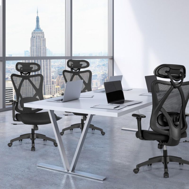 Hivvago High Back Mesh Executive Chair with Adjustable Lumbar Support