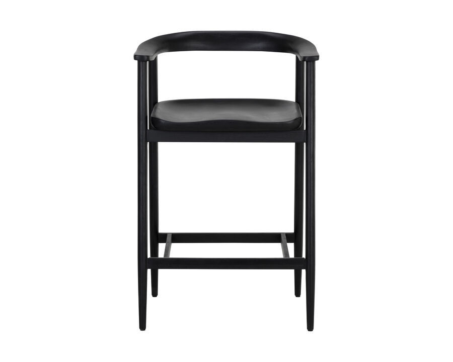 Jeremy Black Counter Stool