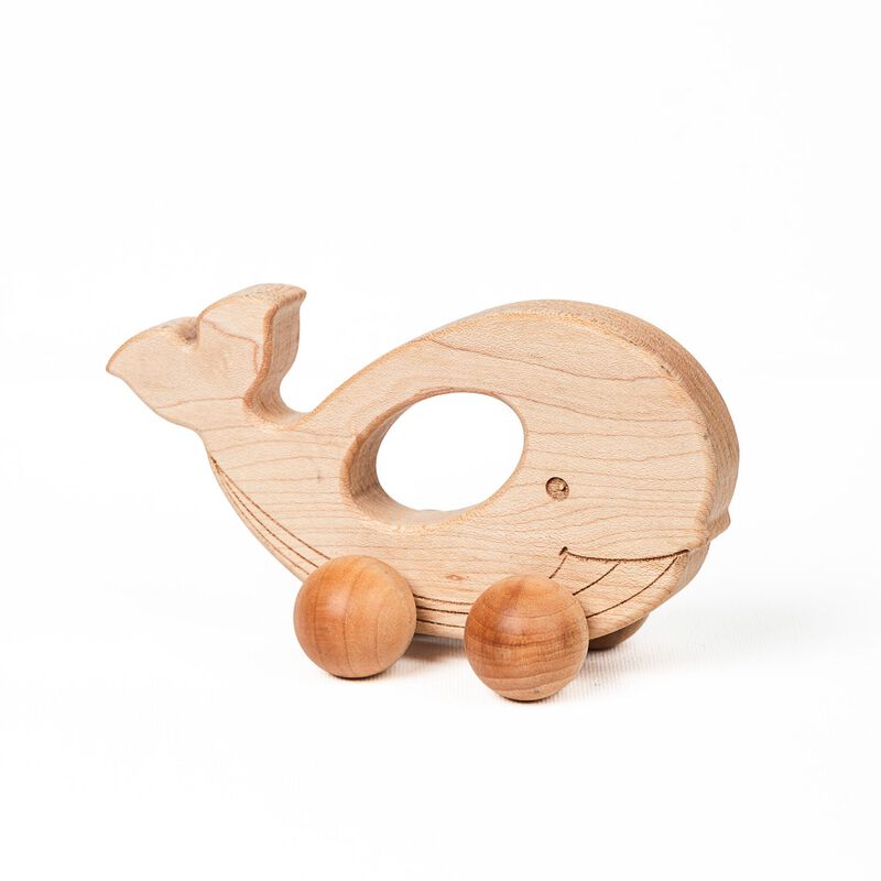 Easy Grasp Whale Push Toy image number 0