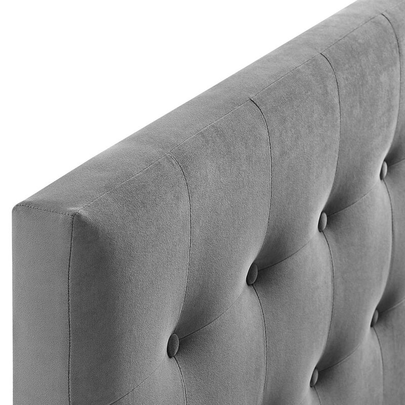 Emily Biscuit Tufted Performance Velvet Full Headboard image number 5