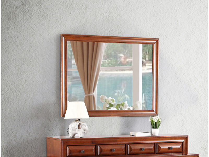 LaVita 45 in. x 33 in. Modern Rectangle Framed Dresser Mirror