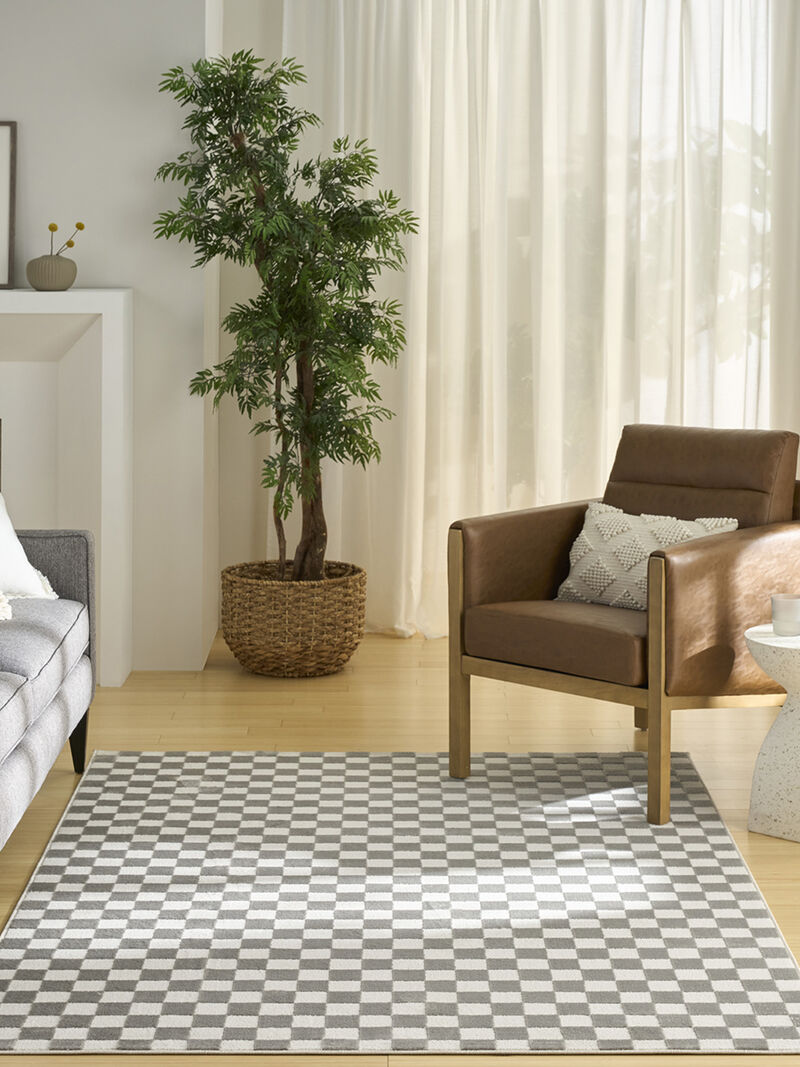 Serenity Home SRH09 Ivory/Gray 3'11" x 5'11" Rug