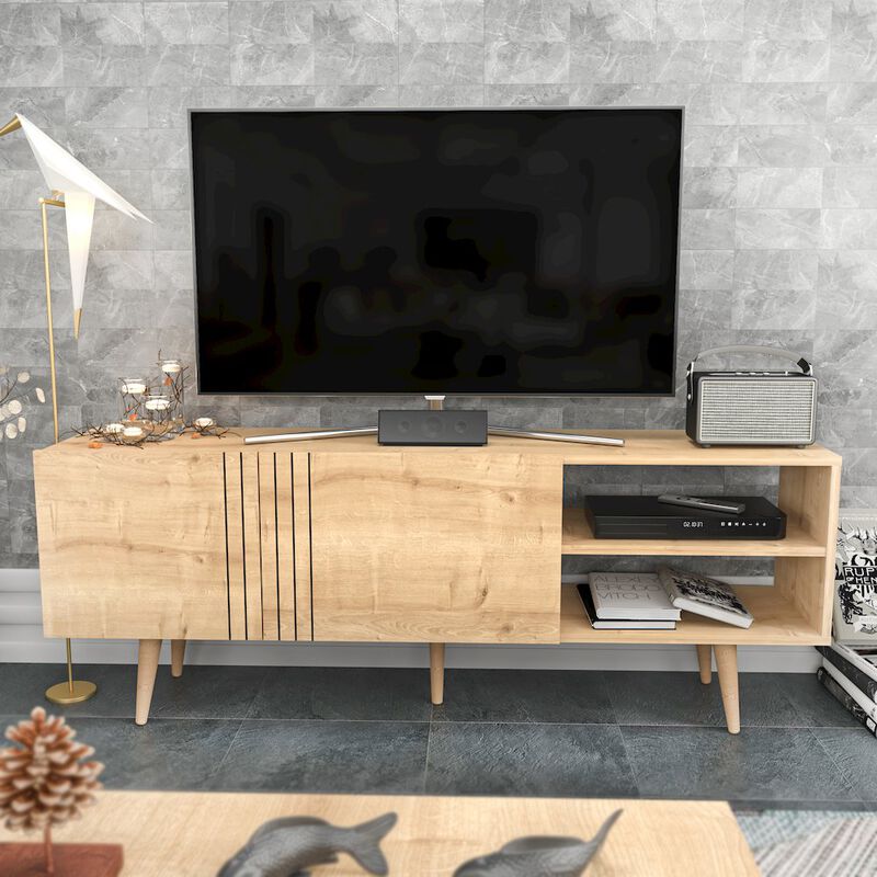 Decorotika Ronas Tv Stand - Sapphire Oak