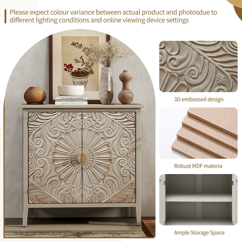 Hezint 2 Door Cabinet image number 4