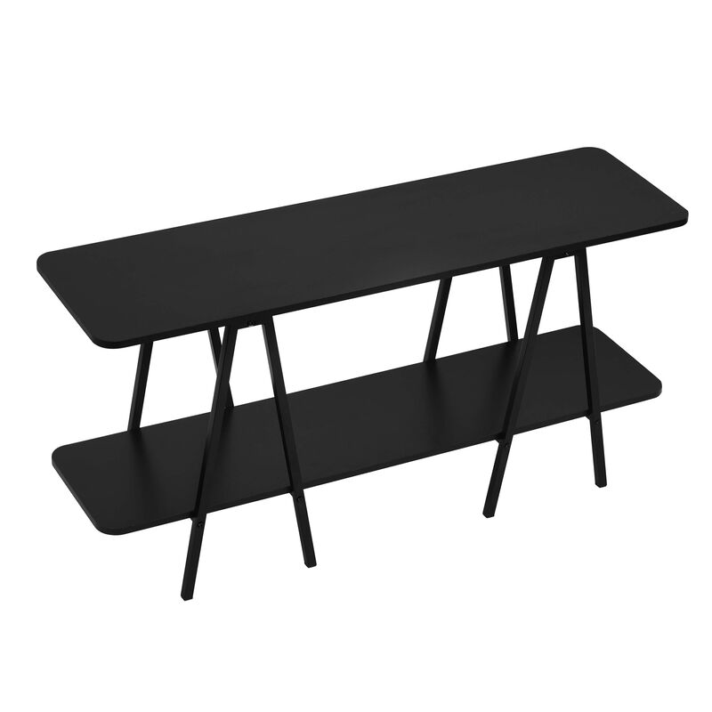 Celine Black Console Table