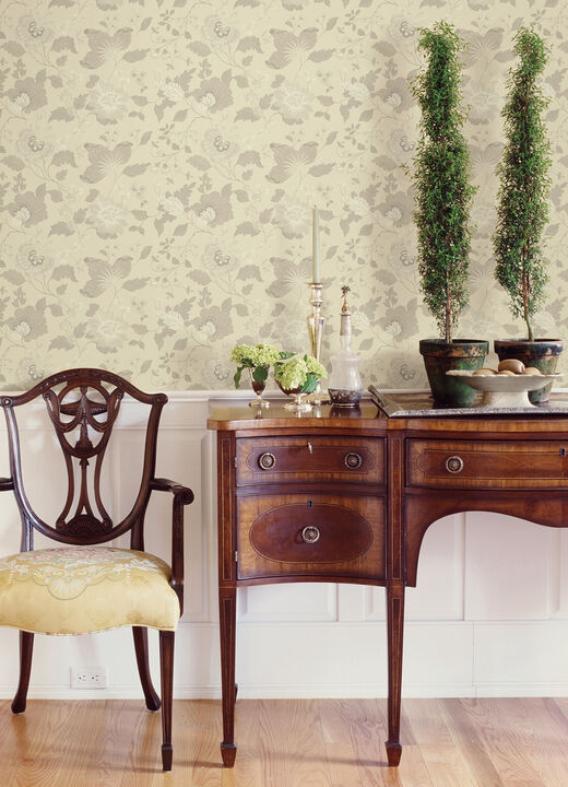 Vittoria Light Pink Floral Wallpaper