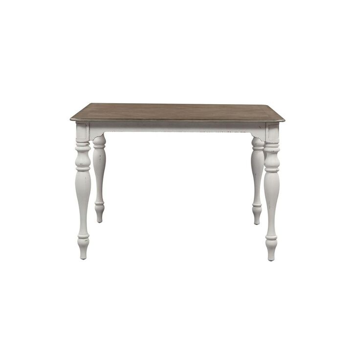 Liberty Furniture Magnolia Manor Gathering Table in Antique White