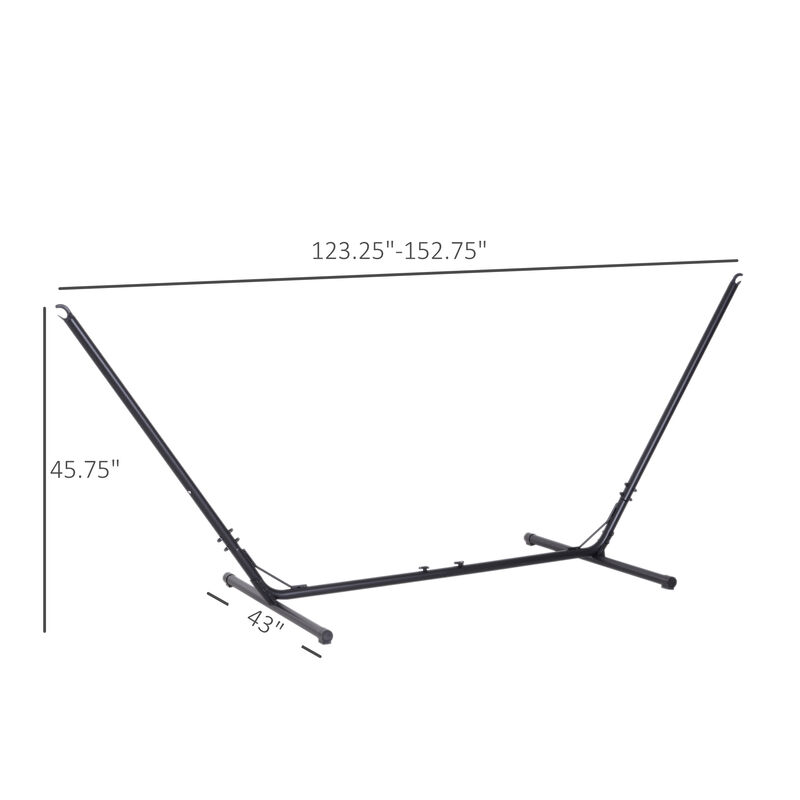 Hivvago Adjustable Hammock Stand for Indoor and Outdoor Use image number 2