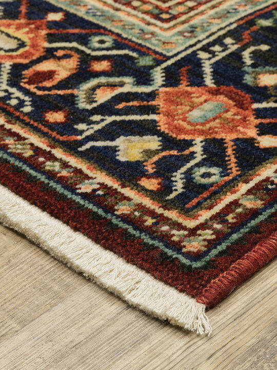 Lilihan 3'3" x 5' Red Rug