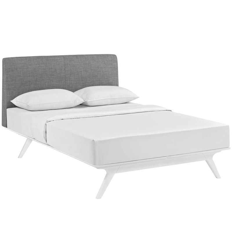 Modway - Tracy King Bed White Gray image number 0