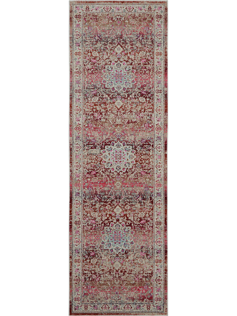 Vintage Kashan VKA01 Red 2' x 6' Rug