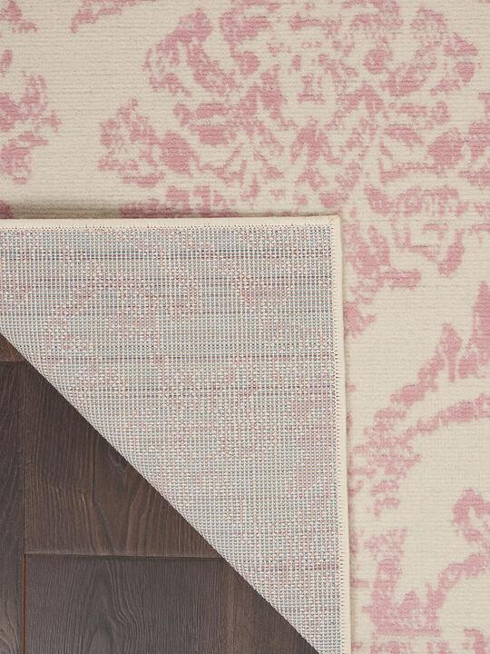 Jubilant JUB09 Ivory/Pink 3' x 5' Rug