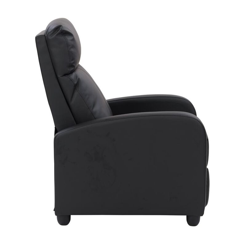 CorLiving Oren PU Recliner in Black