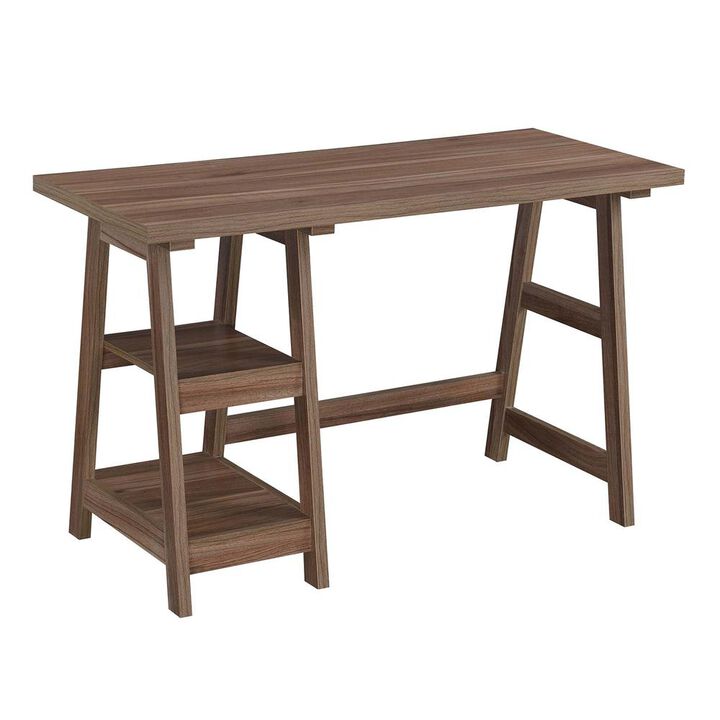 Convience Concept, Inc. Designs2Go Trestle Desk with Shelves