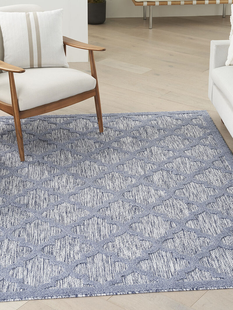 Easy Care NES01 Denim/Blue 6' x 9' Rug