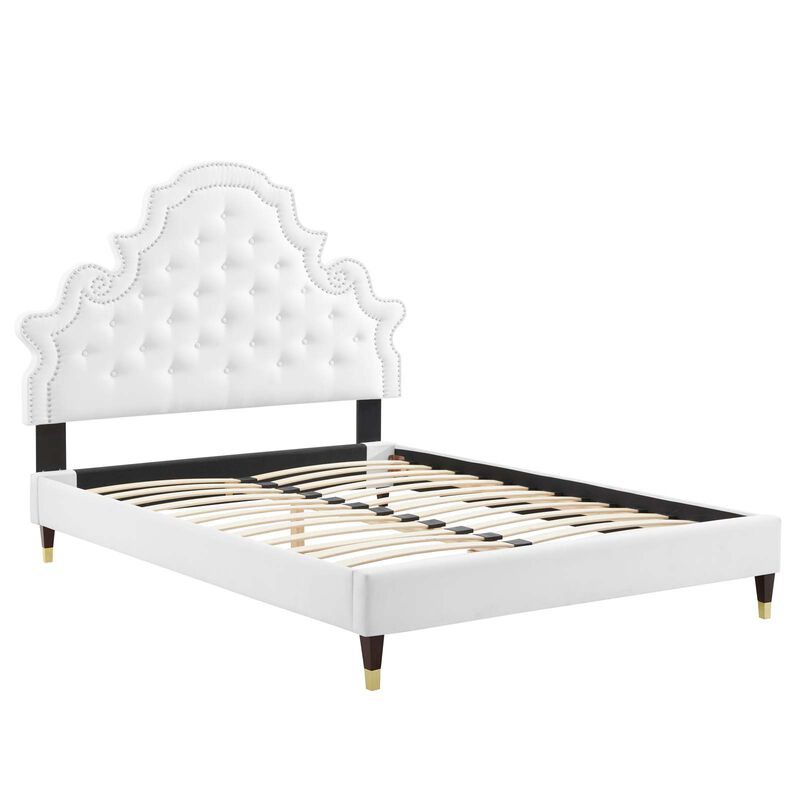 Modway - Gwyneth Tufted Performance Velvet Full Platform Bed image number 2