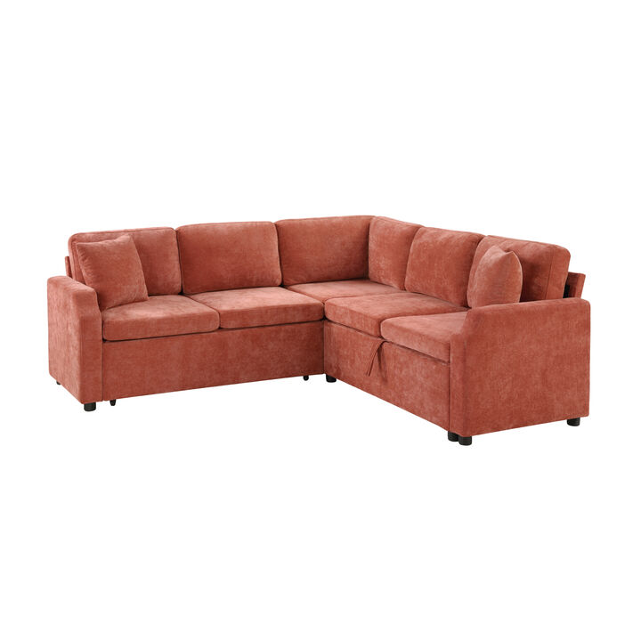 Merax Sectional Sofa Bed L-shaped Sectional