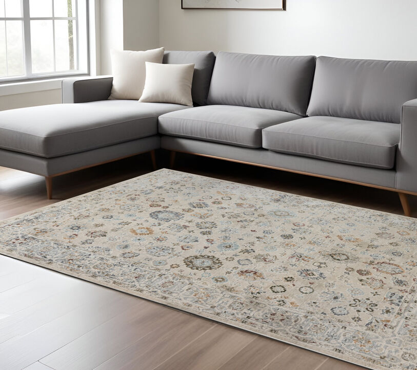 HomeRoots Medallion Area Rug