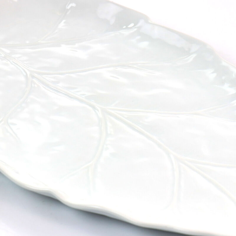 Martha Stewart 19 Inch Fine Ceramic Platter in White image number 6