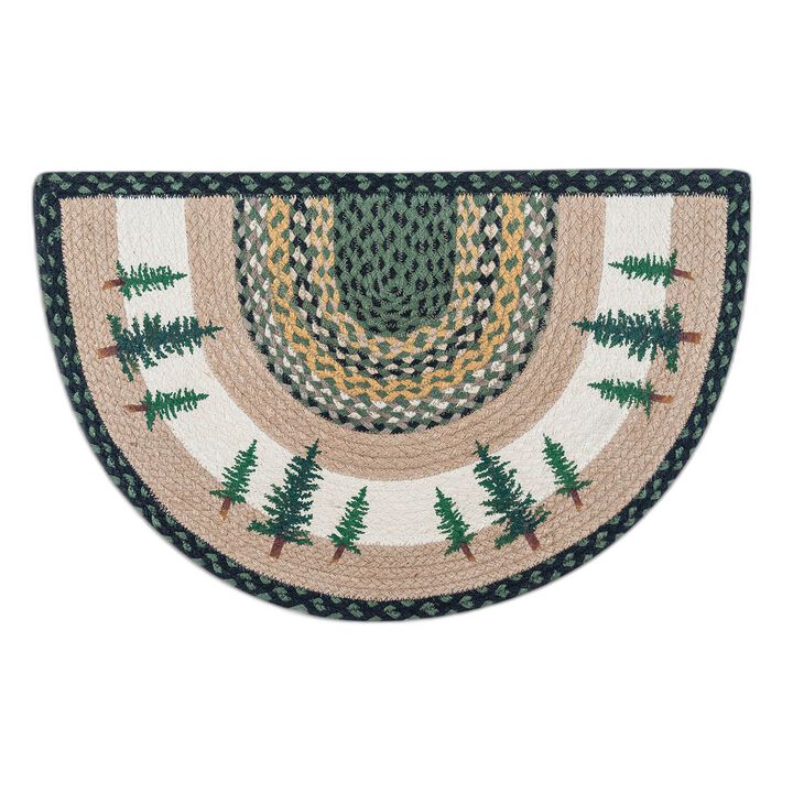 Earth Rugs Scp-116 Tall Timbers Printed Slice 18 X 29