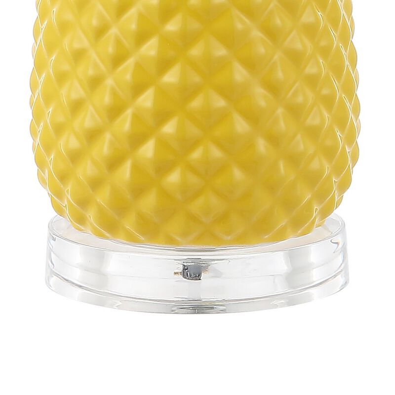 Pineapple Ceramic LED Table Lamp