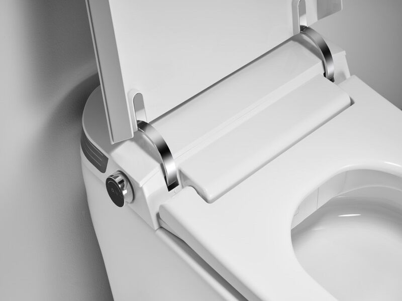 Smart Toilet with Built-In Tank for Low Water Pressure Homes and Full Feature Set image number 4