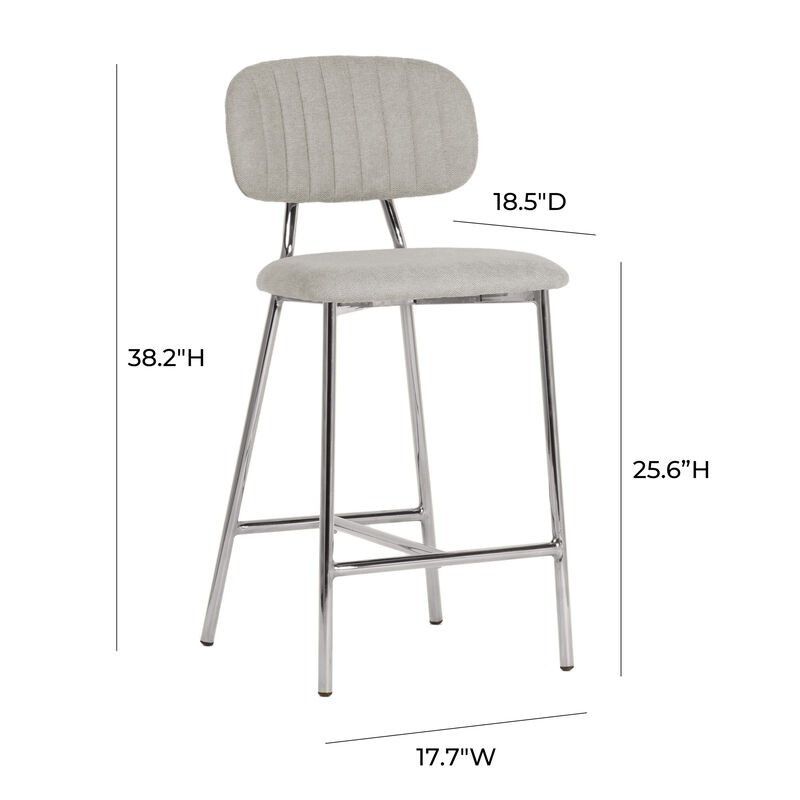 Ariana Grey Counter Stool (Set of 2)