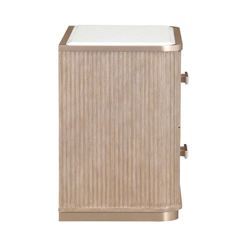 West Kensington 2-Drawer Nightstand - Sea Salt Caramel image number 3