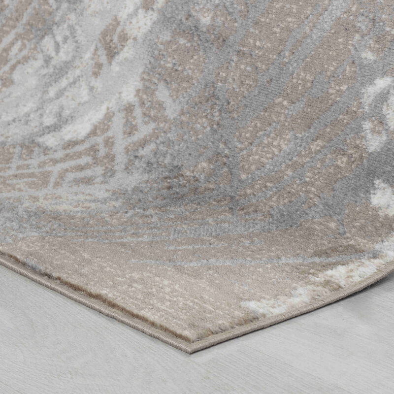 Rug Branch Arden Contemporary Abstract Brown Grey Indoor Area Rug