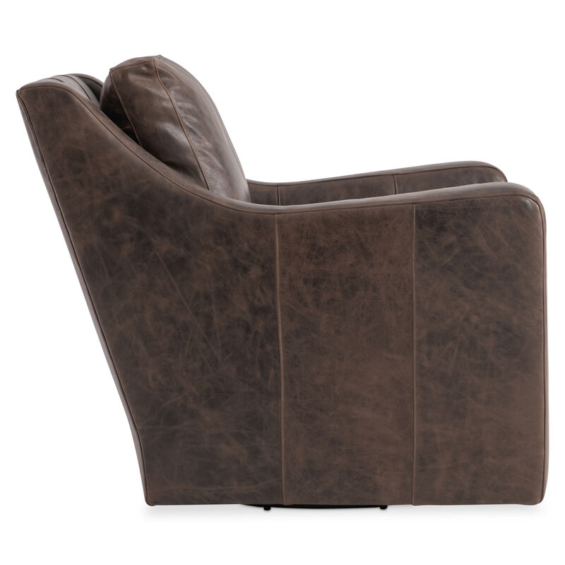 Ventura Leather Swivel Chair image number 1