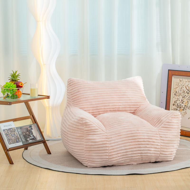 GOODSILO Oversized Comfort Bean Bag Chair with Supportive Armrests for Ultimate Lounging Relaxation image number 1