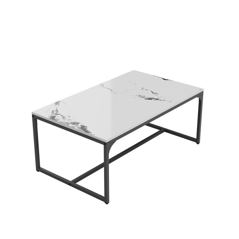 Rectangle Slate Coffee Table image number 6