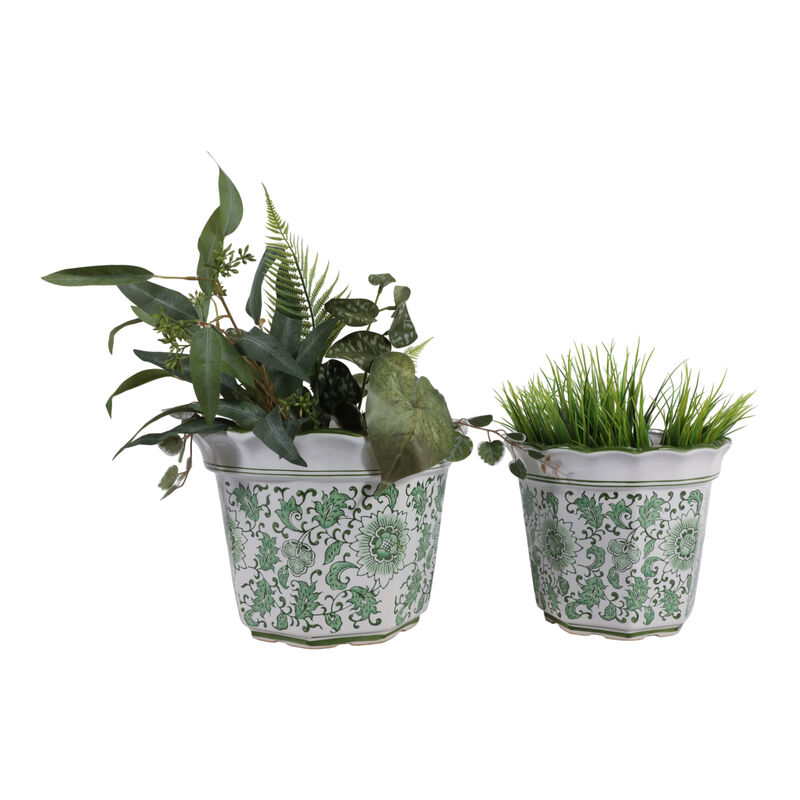 Chinoiserie Pot Planters image number 1