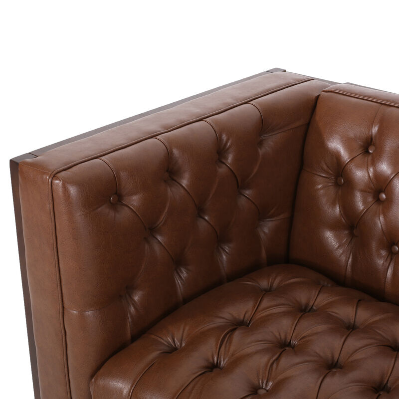 Bilkpa 3 seater PU sofa image number 3