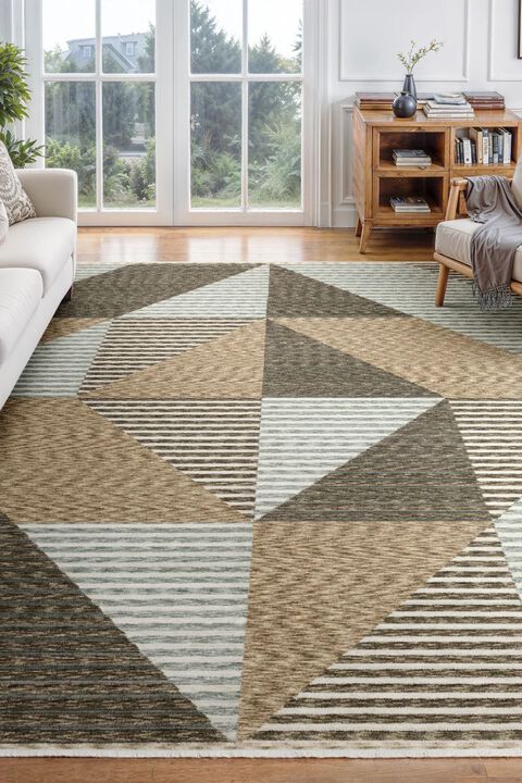 Echo ECH04 Beige 7'10" x 10'10" Rug