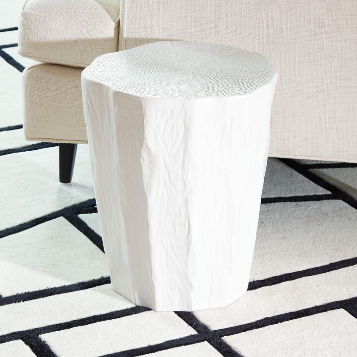 Trunk Side Table- White