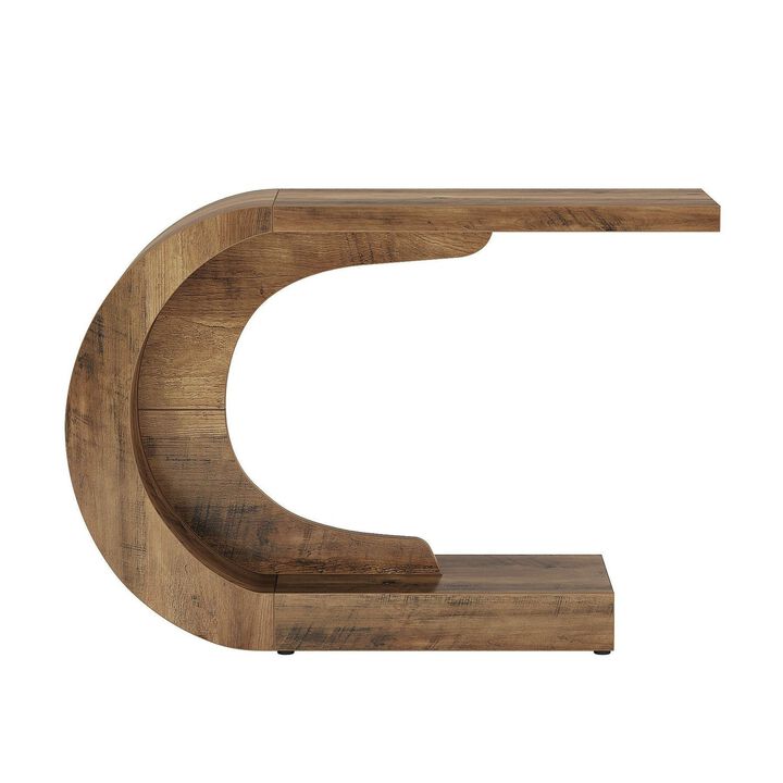 Tribesigns C-Shaped Console Table