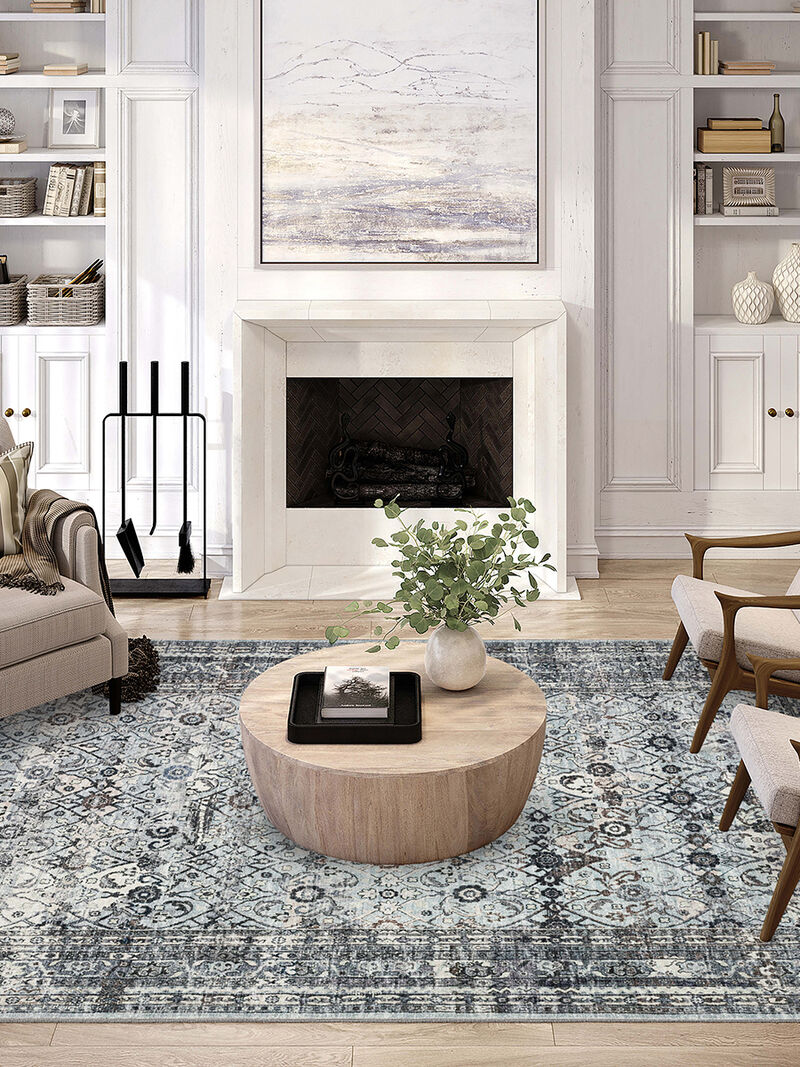 Jericho JC7 Pewter 3' x 5' Rug