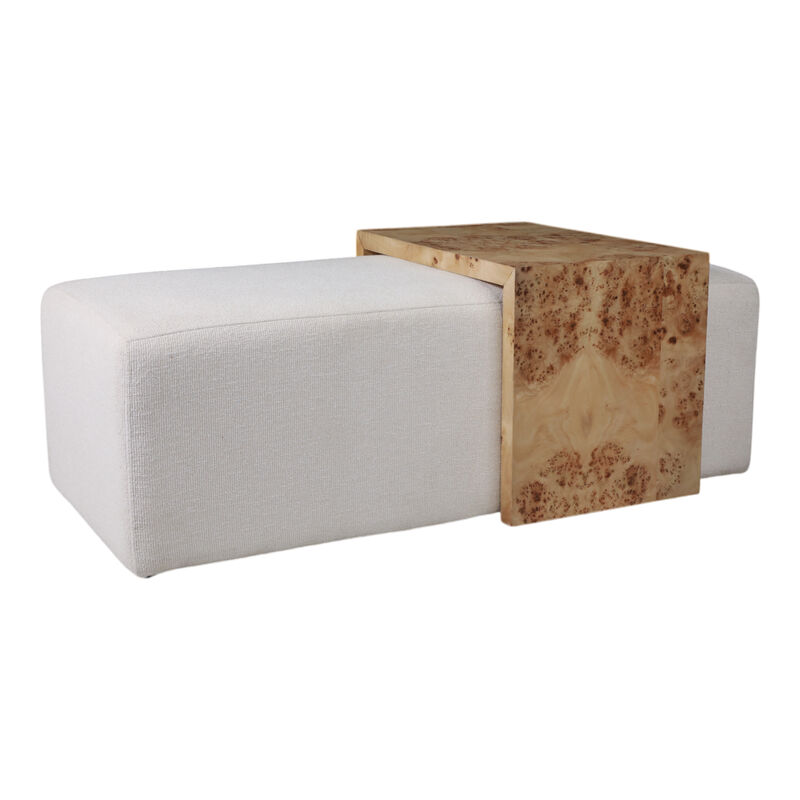 Rectangular Burl Bench image number 1