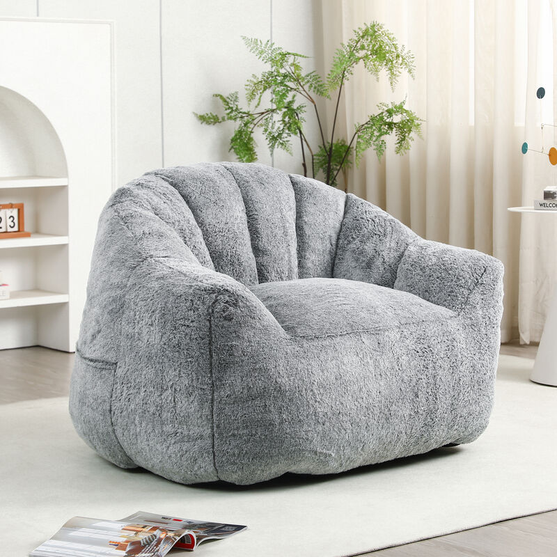 Bean Bag Sofa Chair – High-Density Foam Filled Comfy Seat for Living Room & Bedroom