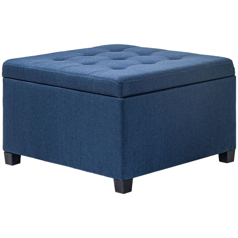 Modern Ottoman, Upholstered Footrest and Storage Ottoman for Living Room or Bedroom image number 0