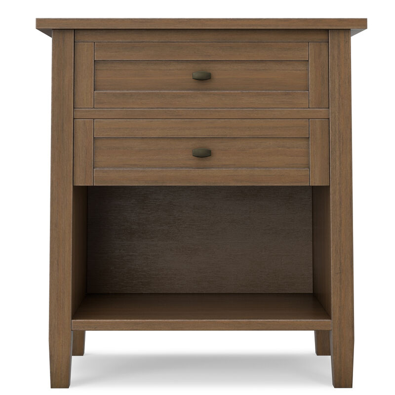 Simpli Home Warm Shaker Bedside Table image number 2