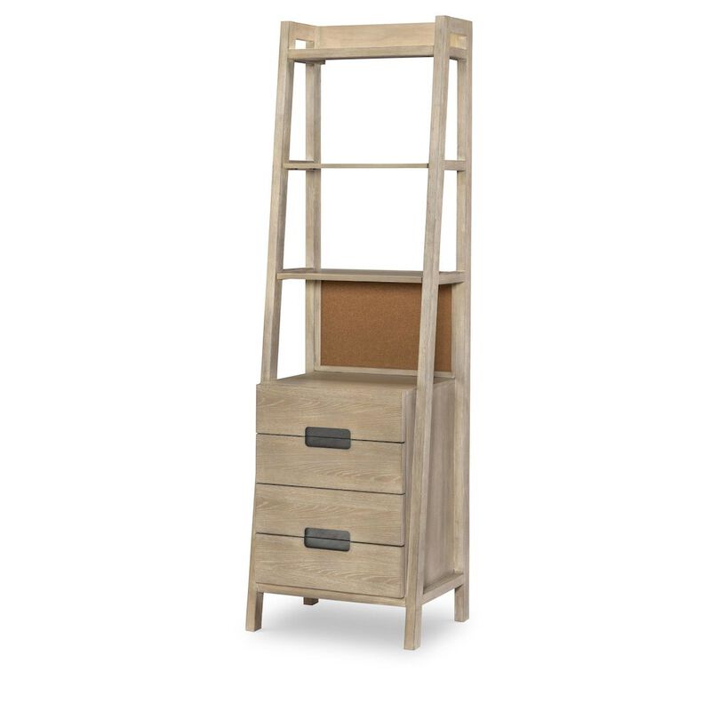 Legacy Classic District Bookcase (4 Drawers, 3 Shelves, Removeable Cork Panel)