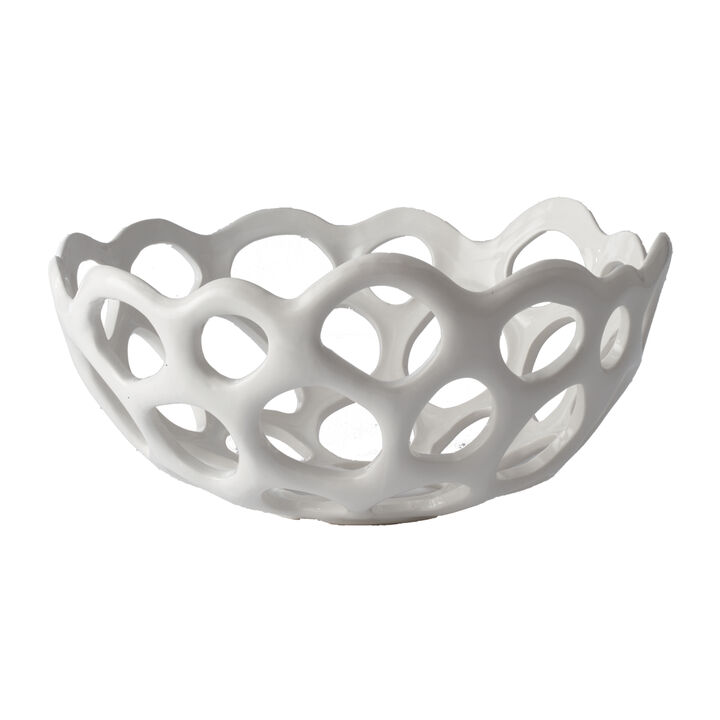 Perforated Porcelain Bowl