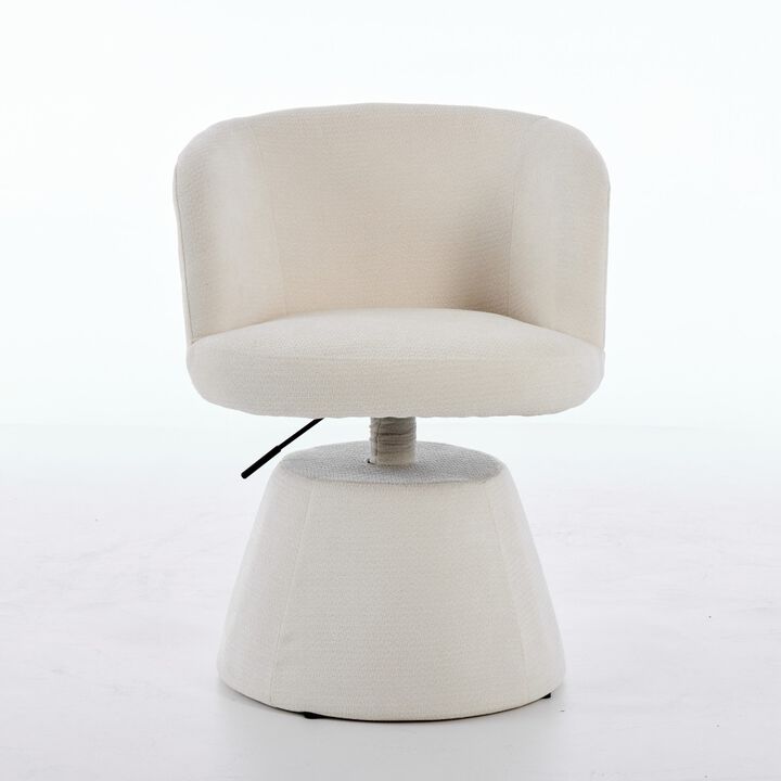 Haxcuk Chenille Upholstered Vanity Chair