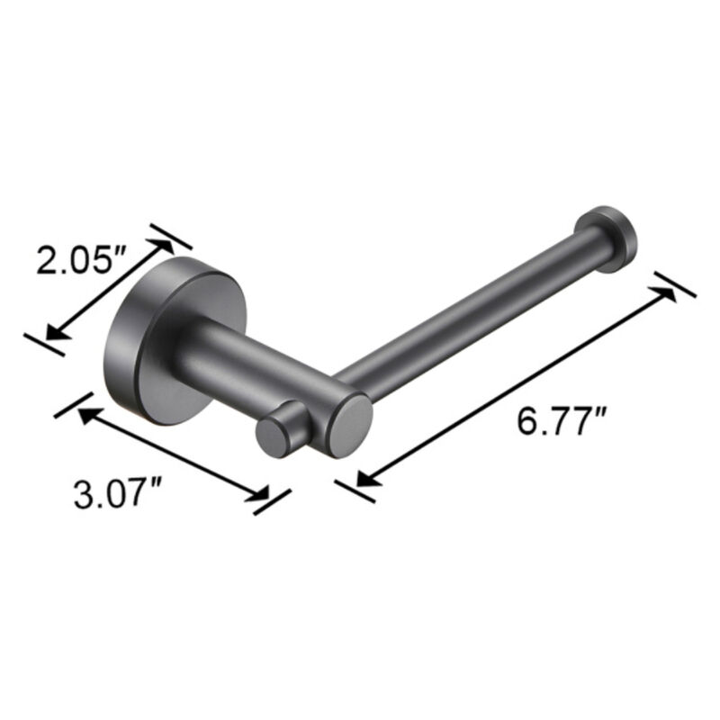 Wall-Mounted Toilet Paper Holder, Thick Space Aluminum