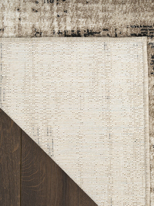 Washable Decor WSD08 Ivory/Mocha 7'10" x 10' Rug