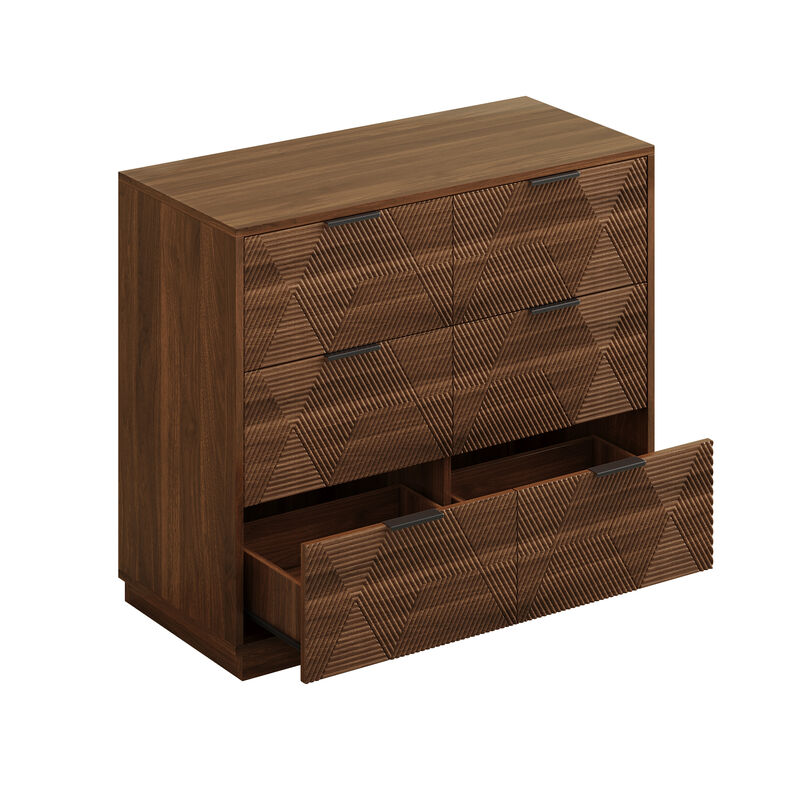 Jebweg Mid Century 3D Geometric Dresser image number 6