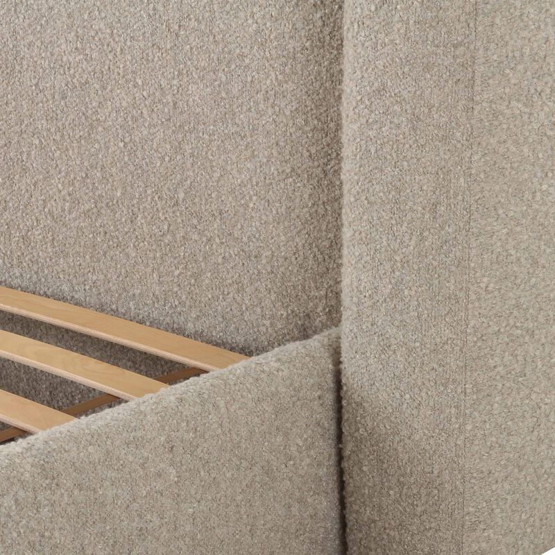 Babette Tan Boucle Bed image number 8